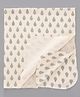 Nino Bambino 100% Organic Cotton Rain Drop Print Blanket  - Pink