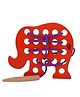 Skillofun Wooden Elephant Lacing Toy for 2 Year Old Girls And Boys | Fine Motor Skills Development Toy for Toddlers & Kids | Montessori Materials for Early Learning | Sewing Kit for Kids | Activity Toys