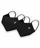Vea Adults  Soft Cotton 5 Layered Filtration Face Mask (Pack of 2) - Black