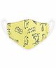 Vea Kids Beach Soft Cotton 5 Layered Filtration Face Mask - Yellow