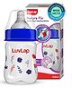 Luvlap Anti-Colic Wide Neck Natura Flo Baby Feeding Bottle, 150ml, New Born/Infants/Toddler Upto 3 Years, Floral, BPA Free, Red