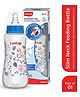 LuvLap Anti-Colic Slim Regular BPA-Free Neck Essential Baby Feeding Bottle, 250ml, Blue