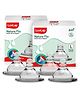 LuvLap Anti-Colic Natura Flo Teat/Nipple for Wide Neck Bottle, 4pcs, Fast Flow, 6m+, BPA Free, Clear