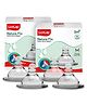 LuvLap Anti-Colic Natura Flo Teat for Wide Neck Bottle, 2pcs, Medium Flow, 3M+, BPA Free, Clear