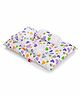 VParents Daisy Baby 4 Piece Bedding Set with Pillow and Bolsters - Purple