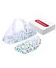 VParents Daisy Baby Bedding Set with Pillow and Sleeping Bag Combo - Blue
