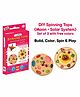 Funvention DIY Solar System & Moon Spinning Top with Free Color Pens - Multicolor