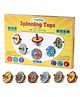 Funvention Spinning Tops & Coloring Activity Multicolor - 6 Pieces