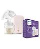 Avent Electric Breast Pump|No.1 Brand Recommended by Moms Worldwide|Natural Motion Technology|One Size Fit|3X Faster Expression|8+16 Expression & Stimulation settings|USB|Quiet Motor SCF395/11 - White
