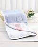 Zoe Premium Organic Cotton 6 Layer Gauze Blanket - Purple White