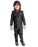 Babyhug 3 Piece Party Suit With Bow Tie - Navy Blue Black