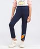 Kookie Kids Full Length Leggings Carrot Print - Navy