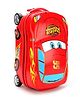 Disney Pixar Cars Hard Cover Trolley Bag - Red 