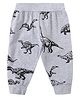 Kookie Kids Full Length Lounge Pant Dino Print - Grey