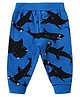 Kookie Kids Full Length Lounge Pant Shark Print - Blue