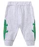 Kookie Kids Full Length Lounge Pant Crocodile Print - Grey