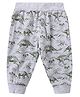 Kookie Kids Full Length Lounge Pant Dino Print - Grey