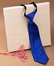 Arendelle Kids Diamond Print Tie - Blue