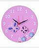Kidoz Battery Operated  Butterfly Clock - Pink