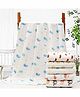 Elementary Organic Cotton Muslin Swaddle Wraps - Set of 3 Animal World (Assorted Designs)