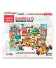 Chalk and Chuckles Caring Cats Jigsaw Puzzle Multicolor - 100 Pieces