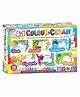 Ankit Toys 6 in1 Activity Colour and Clean Pack Animals Birds Fruits Vegetables Transports & Shapes Reusable Jumbo Flash Cards Coloring Kit Set of 72 - Multicolour