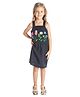 Cherry Crumble By Nitt Hyman Flora Embroidered Sleeveless Dress - Navy Blue