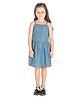 Cherry Crumble By Nitt Hyman Solid Sleeveless Dress - Blue