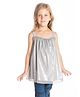 Cherry Crumble By Nitt Hyman Sleeveless Shimmery Top - Grey