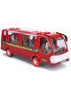 Kids Zone Friction Toy Rocky Tour Bus - Red