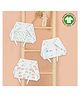 Mom's Home 6 Layered Muslin Cloth Nappies Set of 3 - White