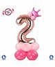 Shopperskart Second Birthday Balloon Decoration Kit Rose Gold - Pack of 14