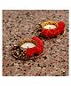 Passion Petals Tea Light Candles with Flowers Red - Set of 2