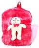 DealBindaas Plush Teddy Bag Red (Colour may Vary)