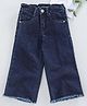Vitamins Full Length Culotte Pants - Blue