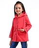 Kookie Kids Full Sleeves Solid Color Jacket - Red Pink