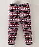 Kookie Kids Full Length Leggings Animal Print - Red