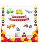 Untumble Vehicle Theme Birthday Kit - Pack of 58