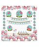 Untumble Flamingo Theme Birthday Kit - Pack of 58