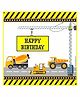 Untumble Construction Site Theme Party Backdrop Multicolor - Length 122 cm