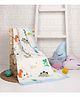 Kicks & Crawl Quilted Muslin Blanket  Dino Print - Multicolor