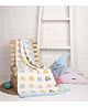 Kicks & Crawl Quilted Muslin Blanket Elephants Print - Multicolor