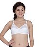 Fashiol Balconette Full Coverage Non Padded Maternity Bra - White