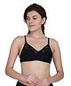 Fashiol Balconette Full Coverage Non Padded Maternity Bra - Black
