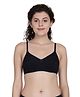 Fashiol Seamless Non Padded Non Wired Maternity Bra - Black