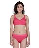 Fashiol Floral Lacey Maternity Bra & Panty Set - Pink