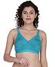 Fashiol Non Padded Non Wired Heavy Cup Support Maternity Bra - Light Blue
