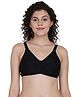 Fashiol Non Padded Seamless Full Coverage Maternity Bra - Black