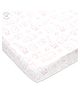Masilo Organic Cotton Fitted Cot Sheet For Infant/Baby's Nursery Soft and comfort, 0 to 2 Years - Be My Baby - Pink