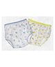 Lollipop Lane Waterproof Terry-lined Inside And Non-Toxic PVC Outside, Diaper Training Pants/Pull-up Underwear- Medium (Pack of 2)